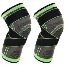 1PC Protezione di Sostegno del Ginocchio Ginocchiera pastiglie Rotula del Ginocchio Elastico Brace cintura per Corsa E Jogging Basket Pallavolo Pressurizzato joelheira