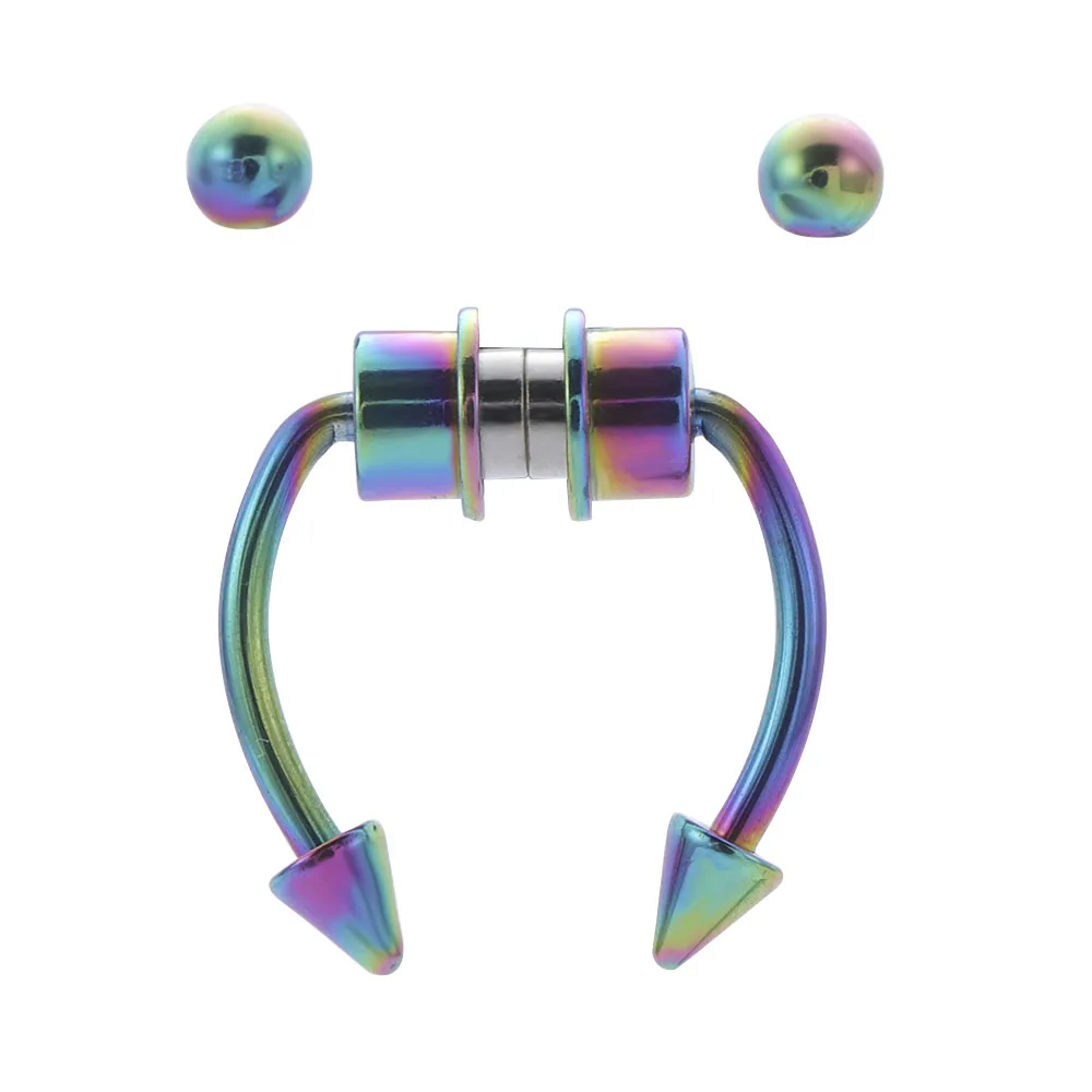 Fake Nose Ring Hoop Nose Septum Rings Stainless Steel Magnet Nose Punk Fake Piercing Body Jewelry Hip Hop Rock Ear clip Jewelry Fake Nose Ring Hoop Nose Septum Rings Stainless Steel Magnet Nose Punk Fake Piercing Body Jewelry Hip Hop Rock Ear clip Jewelry
