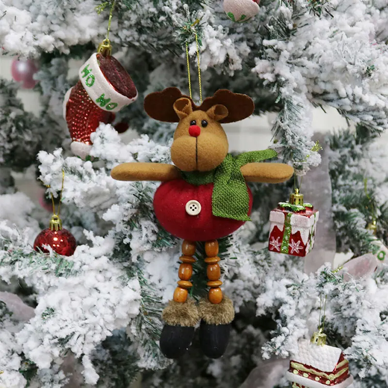 Новое Рождественское украшение Санта Клаус Лось снеговик рождественские украшения кулон для рождественской елки игрушки для украшения дома подарки - Цвет: A-1