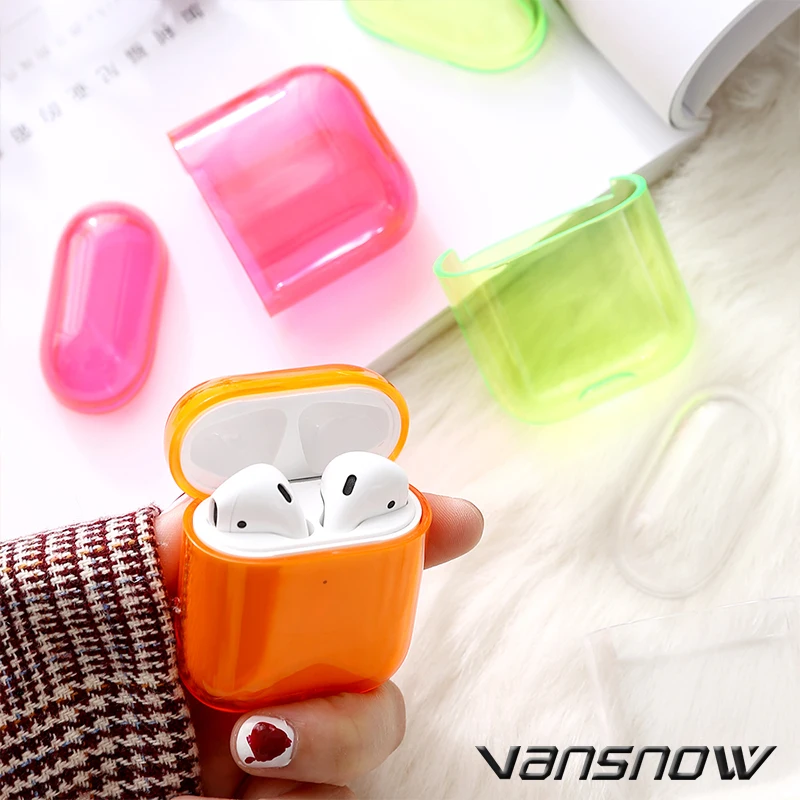 

Case For Apple Air pods Charging Headphone Box Hard Wireless Bluetooth Earphone Case For Airpods Case airpods accessories