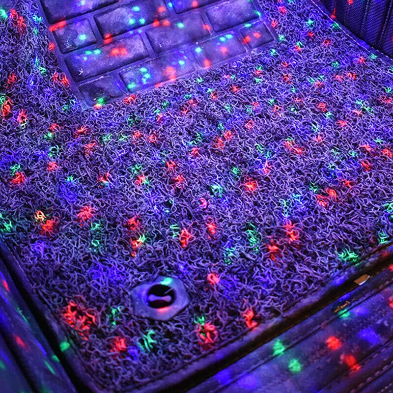 Автомобильный USB светодиодный контроллер вспышки звездного света RGB музыкальный ритм сенсорный и звуковой контроль автомобильный плафон внутреннего освещения