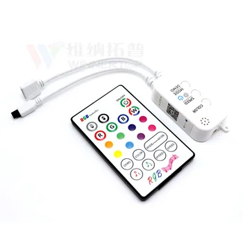 

Mobile APP Smart Bluetooth Music Infrared LED Controller 12V Light with Light Bar Mini Controller jk718