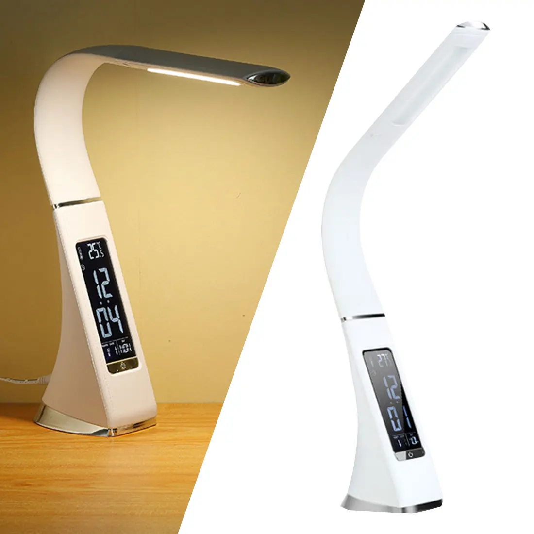 Настольная лампа с регулируемой яркостью складной светодиодный светильник для