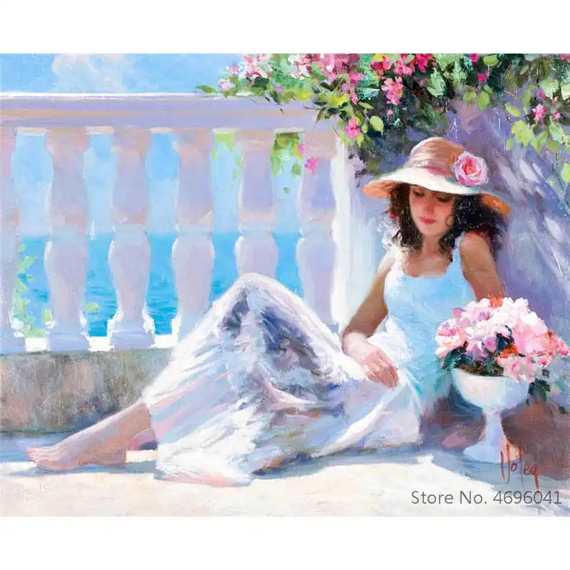 

Painting By Numbers Frameworks Coloring By Numbers Home Decor Pictures Figure Painting Decorations RSB8384