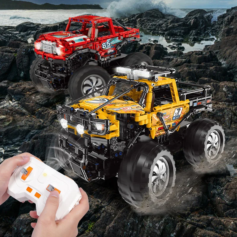 Технический внедорожник 2 4 ГГц Радиоуправляемый автомобиль MOC строительный блок