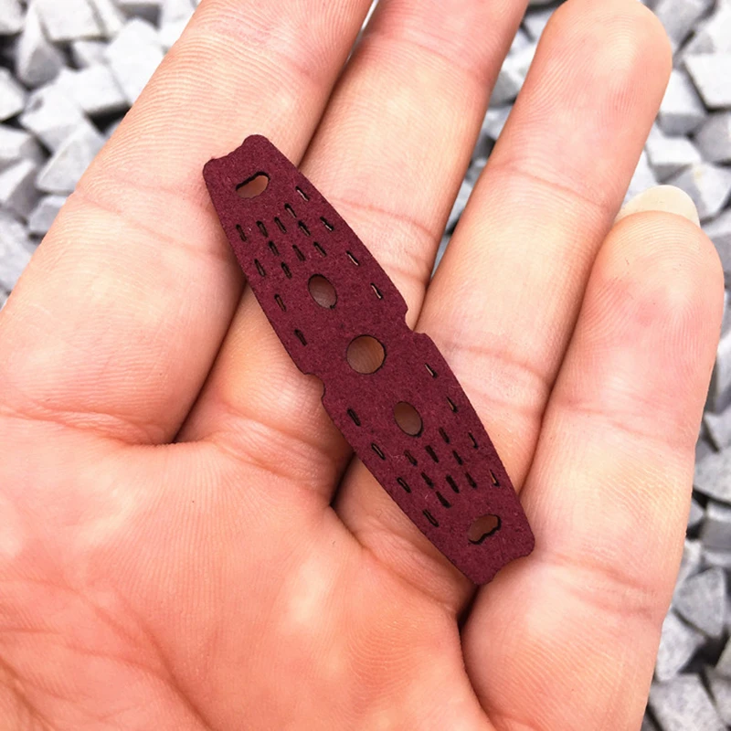 20pcs Hunting Competition Slingshot Rubber Band, 1.8mm Ultra-fiber Flat Leather Bag, Ultra-resistant, Non-slip,anti-slip Muffler 4
