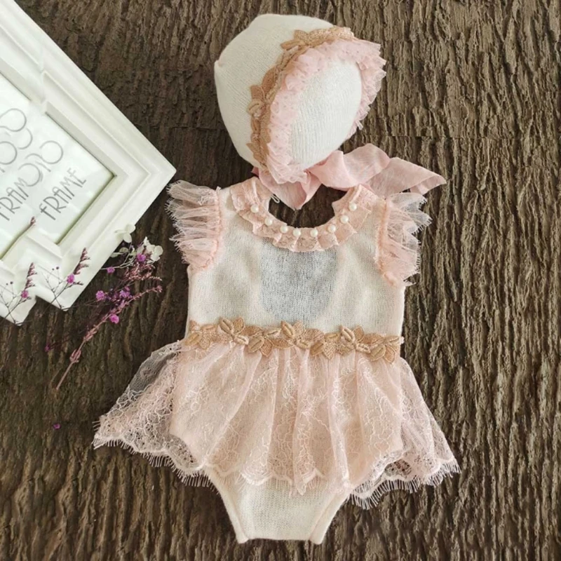 Baby Hat Romper Jumpsuit Short Pants Newborn Photography Props Infants Outfits Baby Souvenirs classic