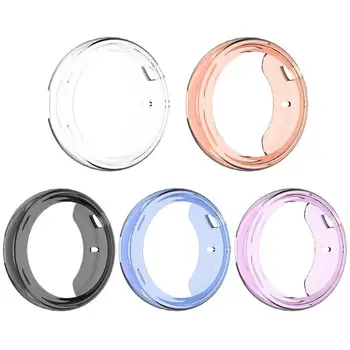 

New Transparent TPU Protective Frame Case Cover for Huami Amazfit Smart Watch 2 A1807 Soft Clear TPU Screen Protector Case