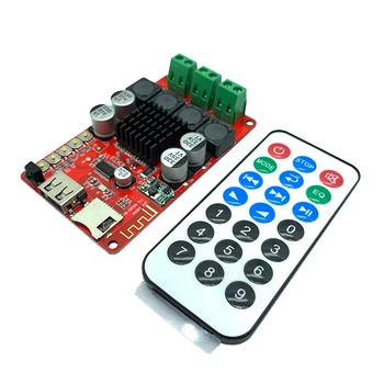 

TPA3116 Bluetooth Amplifier Audio Board Stereo Digital Amplificador Support U Disk TF Decoding 2X50W Home Theater