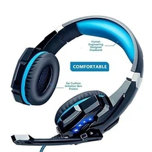 G9000 Игровые наушники большие наушники с светильник Mic Стерео наушники глубокий бас для ПК компьютера геймера ноутбука PS4 X-BOX