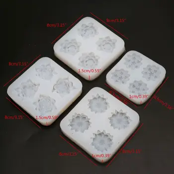 

Flower Pendant Epoxy Resin Mold Floral Resin Pendant Mold Jewelry Making Tools DXAA