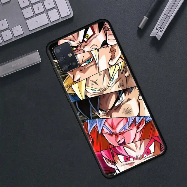 Anime Son Goku Phone Case For Samsung S20 FE S21 S10 S9 Plus S8 S10 Capa for Galaxy Note 20 Ultra 10 Lite 9 Soft Cover B05