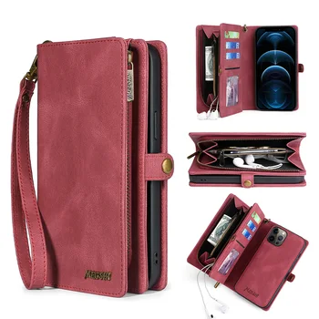 Funda de teléfono de PU tipo billetera para Samsung Galaxy, carcasa para Samsung Galaxy S7, S8, S9, S10, S21, S21FE, M21, M30S, M31S, A10, A12, A20, A30, A31, A32, A41, A42, A50, A52, A70, A72