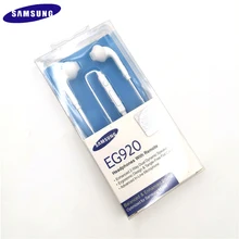 Samsung EO-EG920 оригинальные наушники s10 s9 s6 a70 a50 3,5 мм Проводная гарнитура микрофон/регулятор громкости для смартфона/ПК/планшета/ноутбука
