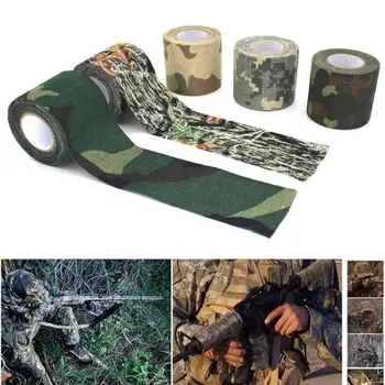 

5cmx4.5m Army Camo Camouflage Tape Outdoor Hunting Shooting Blind Wrap Stealth Tape Waterproof Wrap Durable Hunt Accessories