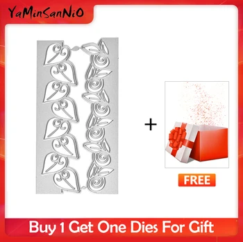 

YaMinSanNiO 1Pc Wave Border Frame Metal Cutting Dies Scrapbooking for Card Making Album Decorative Embossing Stencil 2019 New
