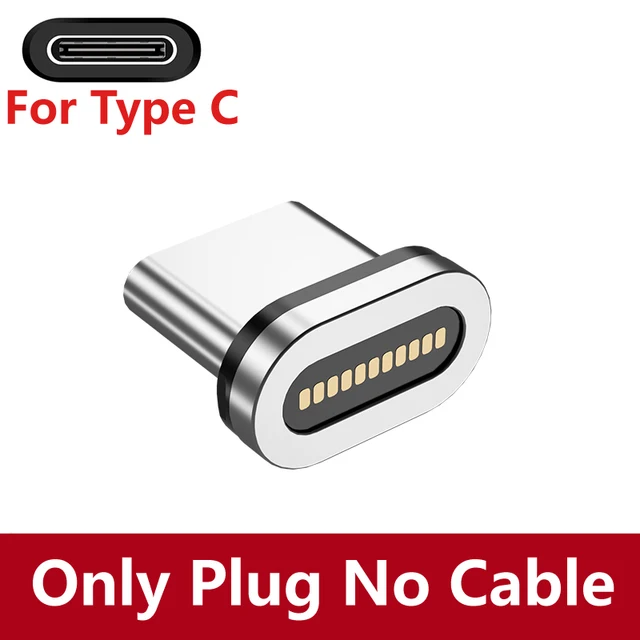 AUFU 6 in 1 60W PD Fast Charger Cable USB C To Type C Micro Magnetic Data Cables for iPhone Charging Wire for Macbook laptop Only Plug for Type C