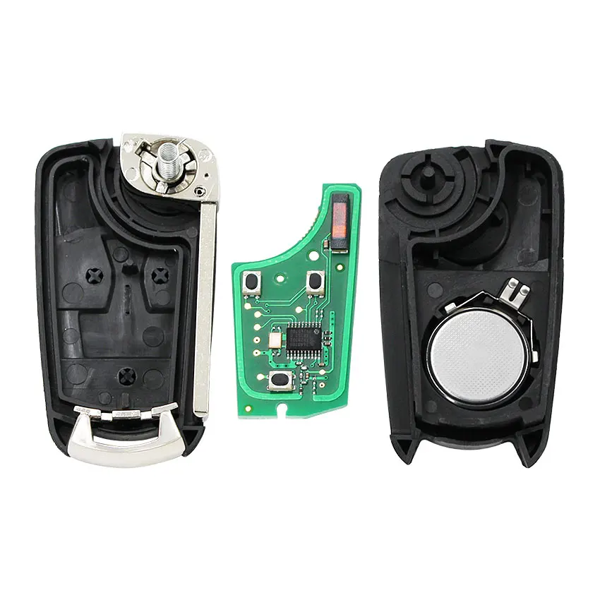 2/3 кнопки дистанционного ключа 433/434 МГц с PCF7946 чип для Vauxhall для Opel Astra 2004-2009+ Uncut HU100 лезвие