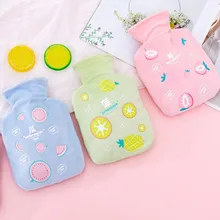 Горячая Распродажа милый Наполняемый водой бархатный грелка мешок портативный ручной подогреватель Высокое качество