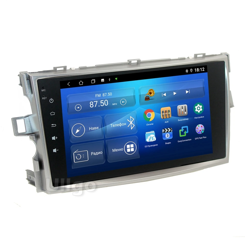 Головное устройство автомобильное на Android 8 1 для Toyota Verso авторадио с GPS din радио