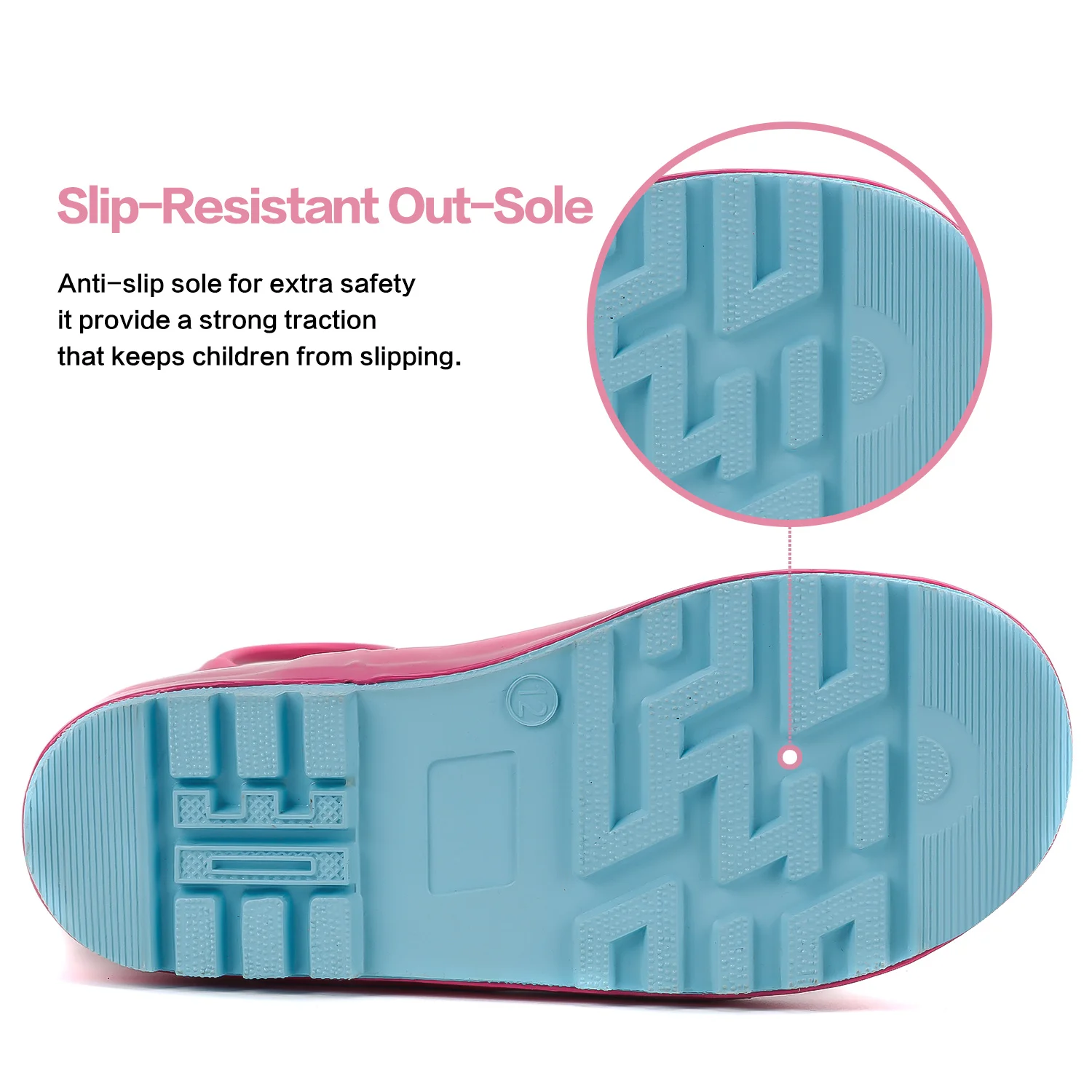 Unicorn Rainbow Pattern Rain Boots