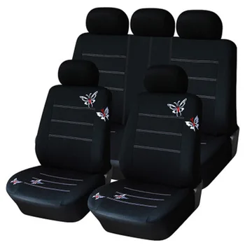 

1/4/9pcs /set Embroidery Universal Car Seat Cover Cushion Fit Most Car Seat Covers Protectors Car-Styling Car Accessories