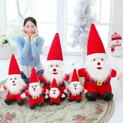 Мультфильм Санта Клаус кукла Рождество плюшевые игрушки милая кукла детский подарок