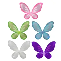 Costume ailes papillon pour filles, avec bretelles élastiques, accessoire Cosplay pour fête de danse, cadeaux de noël pour enfants 