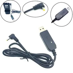 USB Charging Cable For BaoFeng UV-5R BF-UVB3 Charger Base with Indicator Light for BaoFeng Walkie Talkie Extend Cable