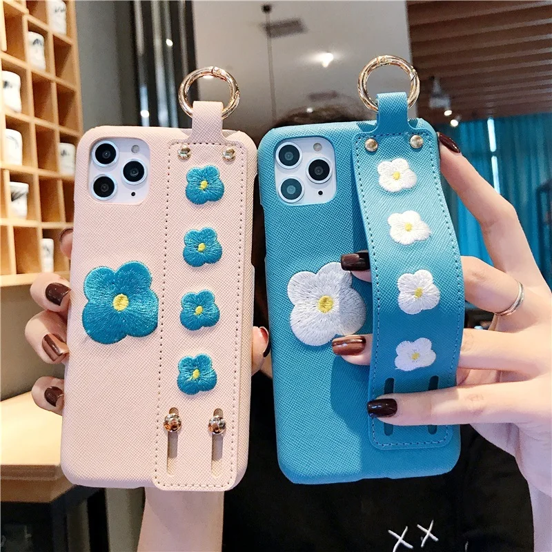 IMIDO для IPhone 11 Pro Max Чехол кожаный браслет X 7 8 Plus 6S милый индивидуальный простой