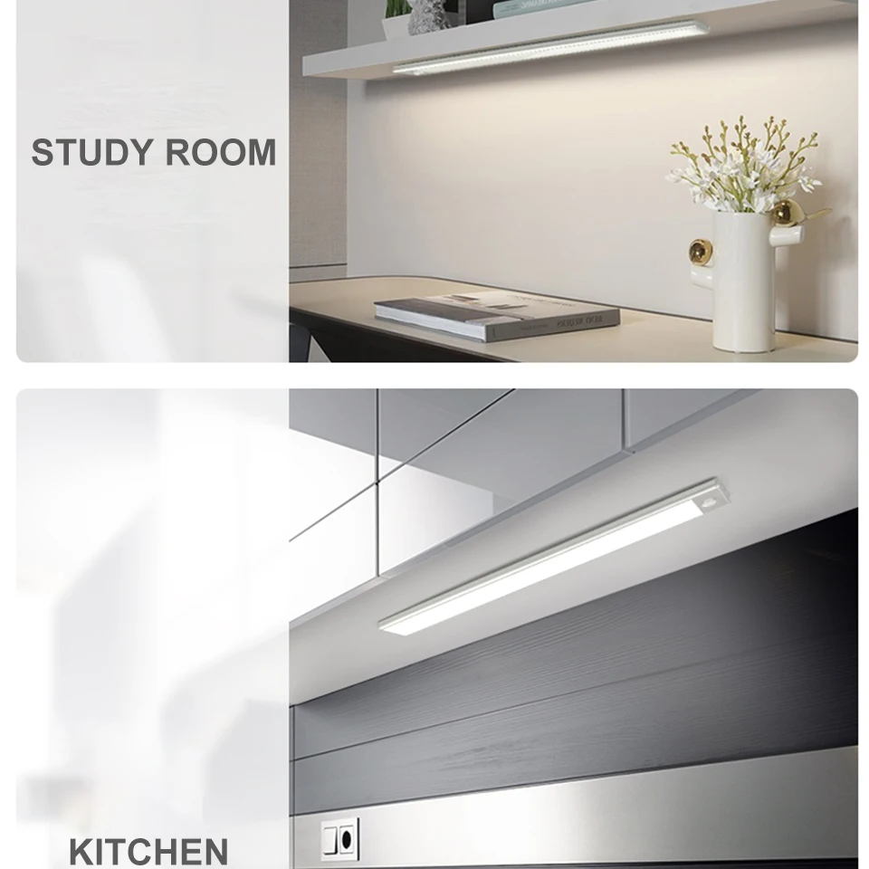 30cm 5V USB Powered Smart LED Kitchen Light Hand Sweep Sensor Lamp High Brightness Backlight for Cabinet Wardrobes Drawer (8)