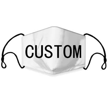 

Adult Kids Face Mask Custom Your Own Design 3D Printed Dust-Proof Anti-fog Washable Reusable Protective Masks Drop Shipping