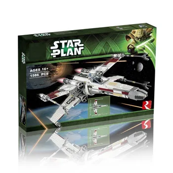 

1586pcs compatible with 10240 81041 star series X-Wing red five star fighter building block assembly model children's toy gifts