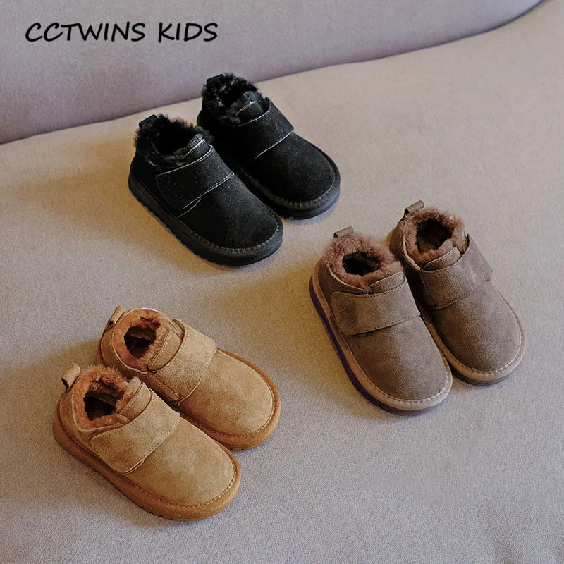 CCTWINS/детская обувь; коллекция года; зимняя детская обувь из натуральной кожи; ботильоны для маленьких мальчиков; модные теплые зимние ботинки для девочек; SNB122