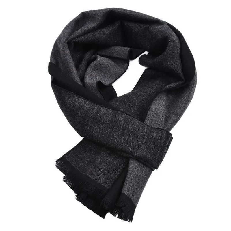 MoneRffi мужской шарф зимние кашемировые шарфы черные винтажные мягкие серые мужские шарфы высокого качества