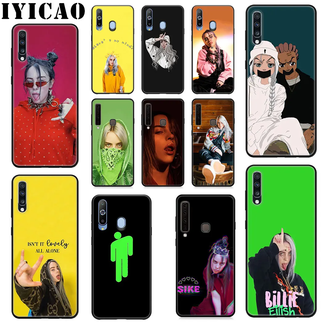 IYICAO Fnny Billie Eilish новый мягкий чехол для samsung Galaxy A9 A8 A7 A6 2018 плюс A3 A5 2016 2017 J6 телефона |