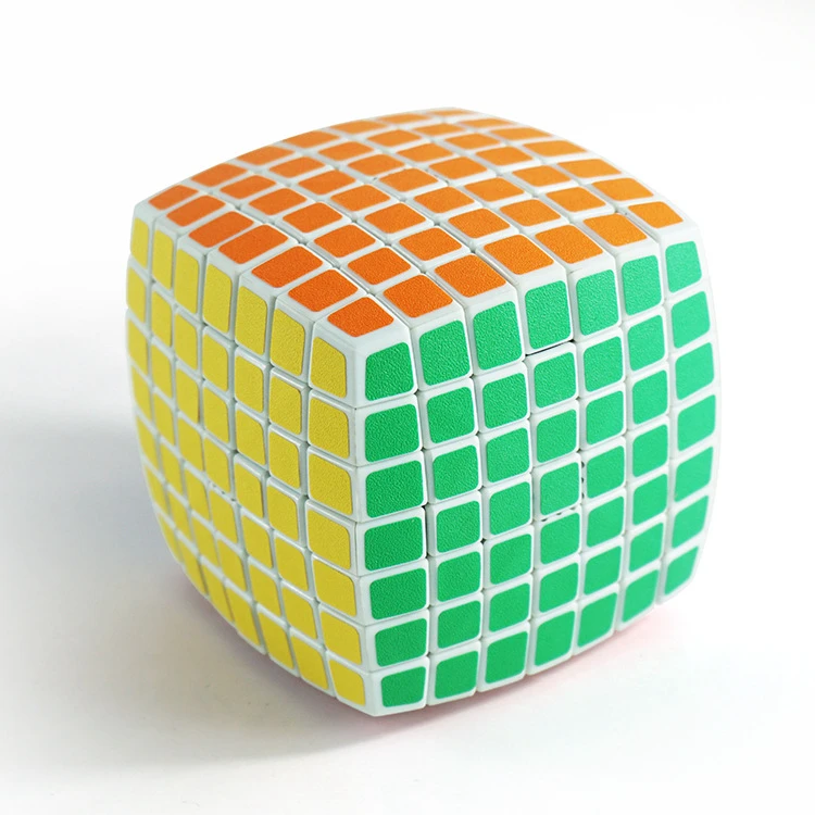 7x7x7 профессиональный магический куб, высокое качество, скоростные кубики Magicos, Детский обучающий кубик-головоломка, игрушки для детей, взрослых, расслабляющая игрушка - Цвет: Белый