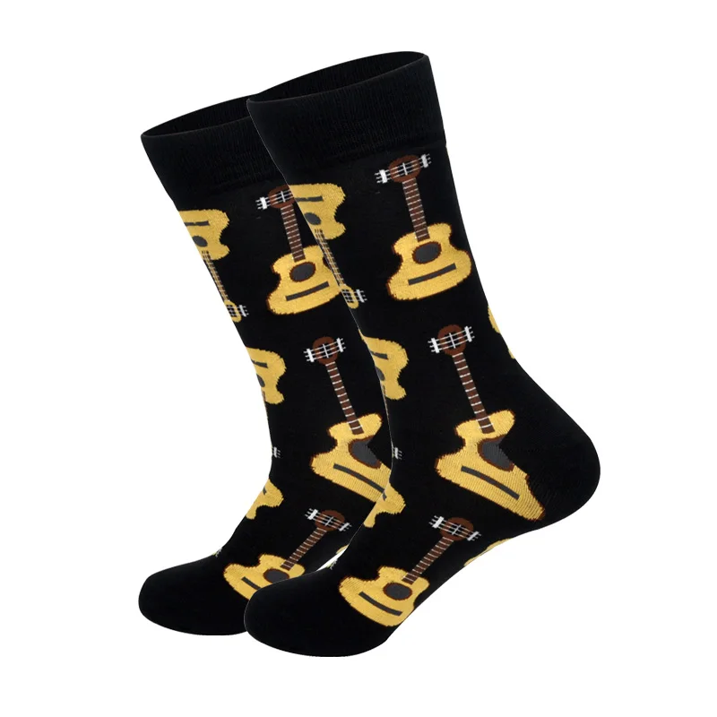 Хлопчатобумажные мужские носки в стиле хип-хоп LIONZONE забавные носки с круглым вырезом женские носки с изображением животных, кошек, еды новые подарочные носки на весну-осень-зиму