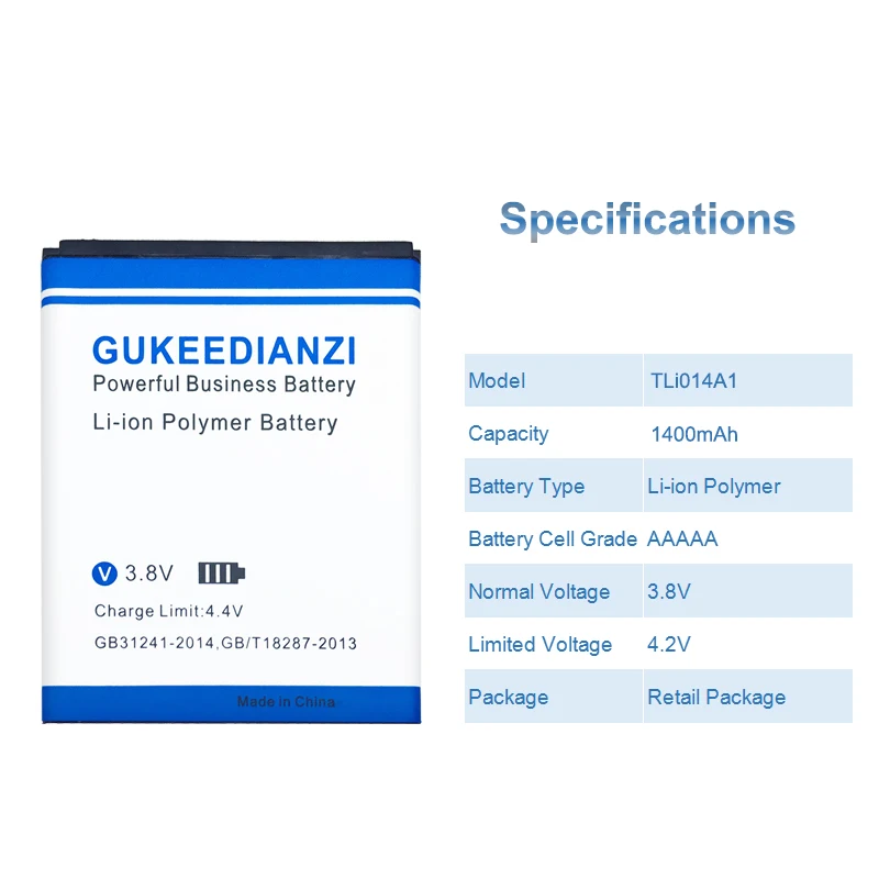 TLi014A1 телефон Батарея для Alcatel One Touch 5020 5020D OT-5020/Alcatel Pixi 3 4," 4027 4027A 4027D 4027X4010 4010D 4012 Батарея