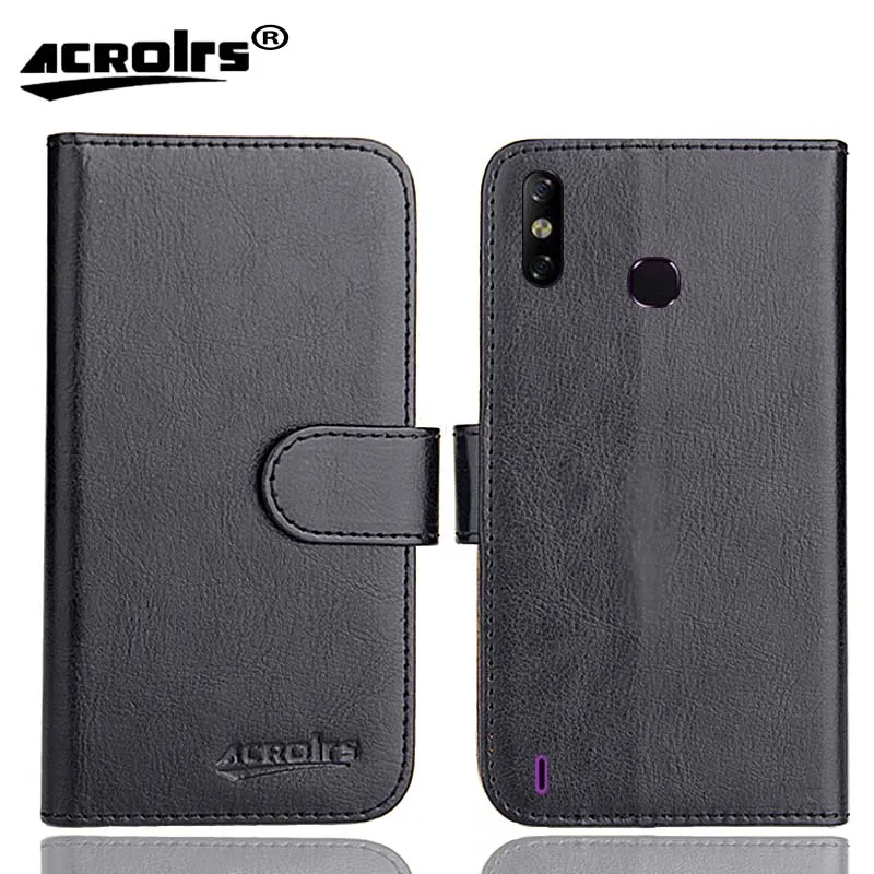 

Infinix Smart 4 Case 6.6" 6 Colors Flip Fashion Soft Leather Crazy Horse Exclusive Phone Cover Cases Wallet