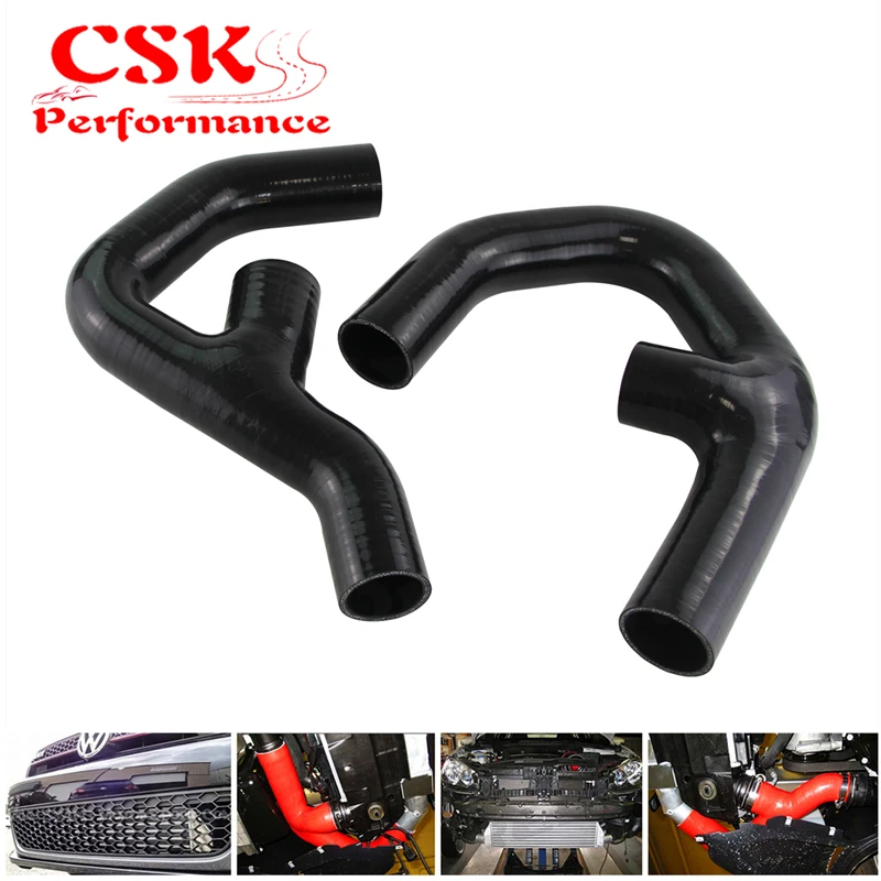 Silicone Turbo Intercooler Pipe Hose Fit For Golf MK5 MK6 MKV GTI 2.0
