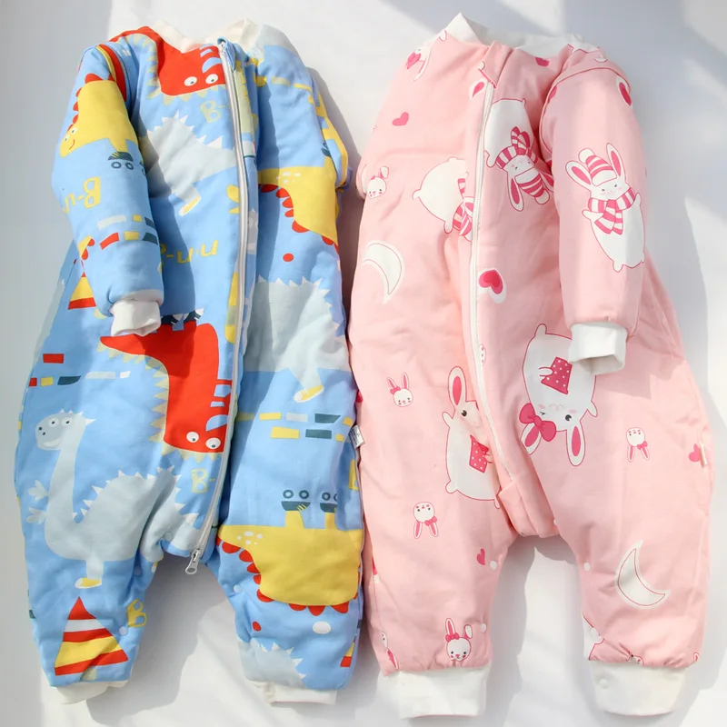 Baby Sleeping Bag Infant Baby Wrap Swaddling Jumpsuits Winter Autumn Children Sleepsack