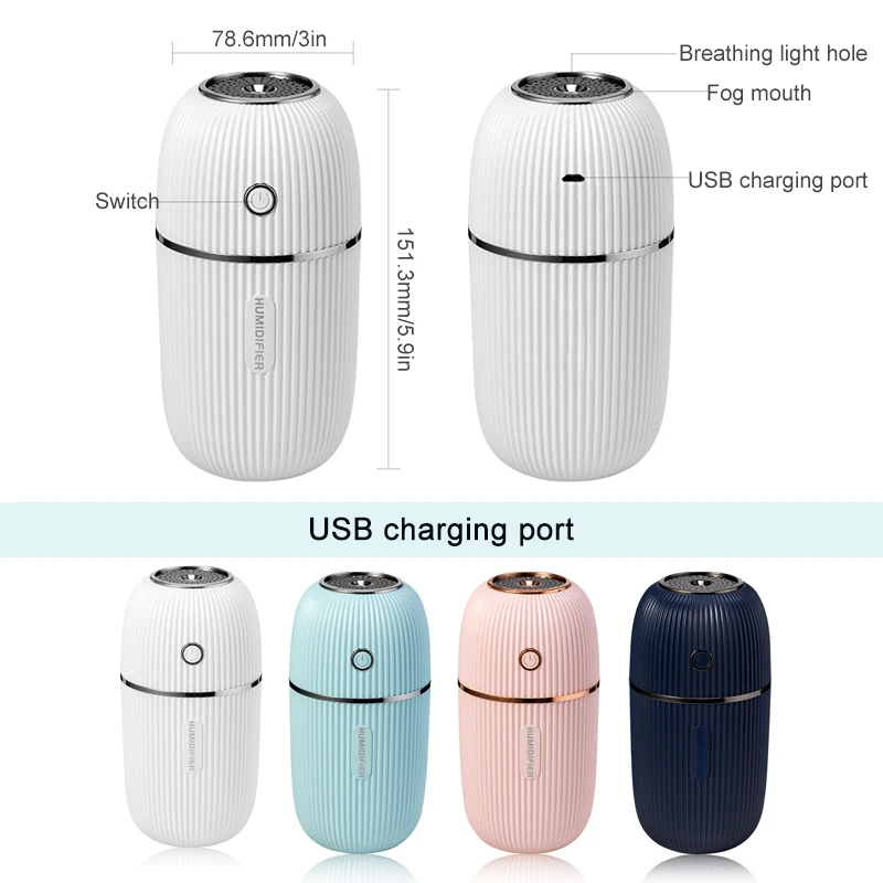 Ультразвуковой увлажнитель воздуха USB портативный дорожный распылитель