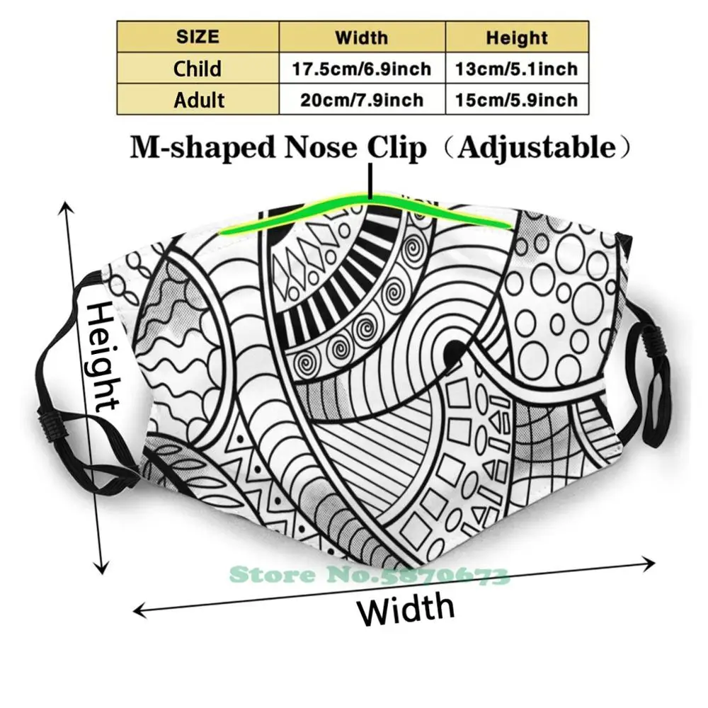 mens linen scarf Colour Your Own Doodle Designe Outdoor Headwear Sport Scarf Colour Your Own Kids Colouring Color Your Own Kids Coloring Kids head scarf men