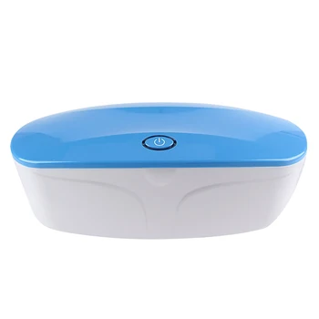 

UV Light With Cable USB Rechargeable Clean Nail Tools Manicure Tweezers Button Disinfection Anti Bacteria Led Sterilizer Set Box