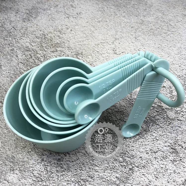 New Style PP Plastic Measuring Cup Measuring Spoon Set Kitchen Bakery Flour diao wei shao with Measuring Plastic Measuring Cups