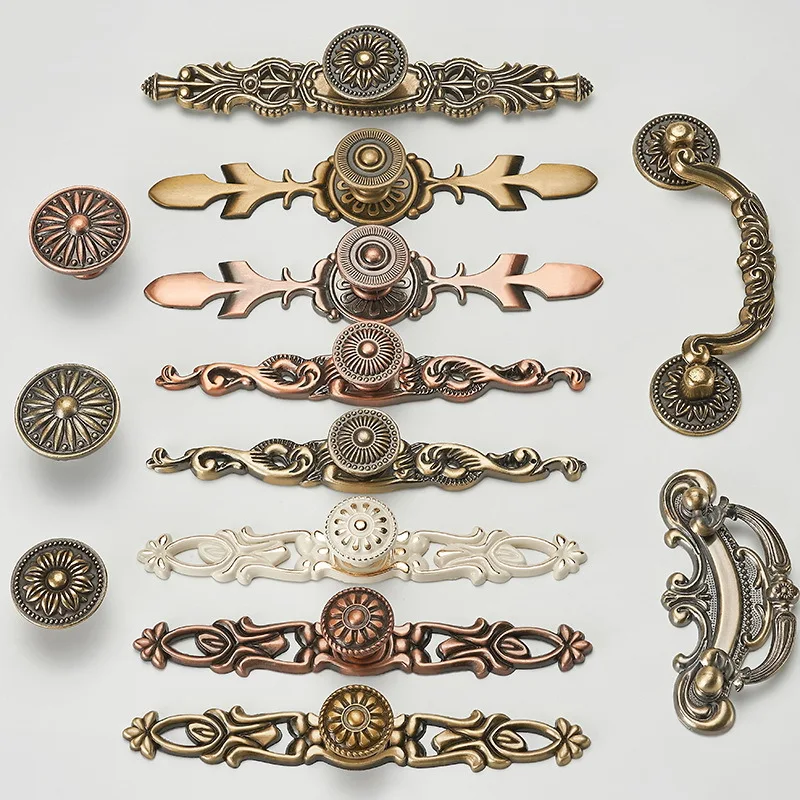 

Antique Color Cabinet Pulls simple antique handle red bronze cabinet handle bronze drawer handle single hole solid drawer knobs