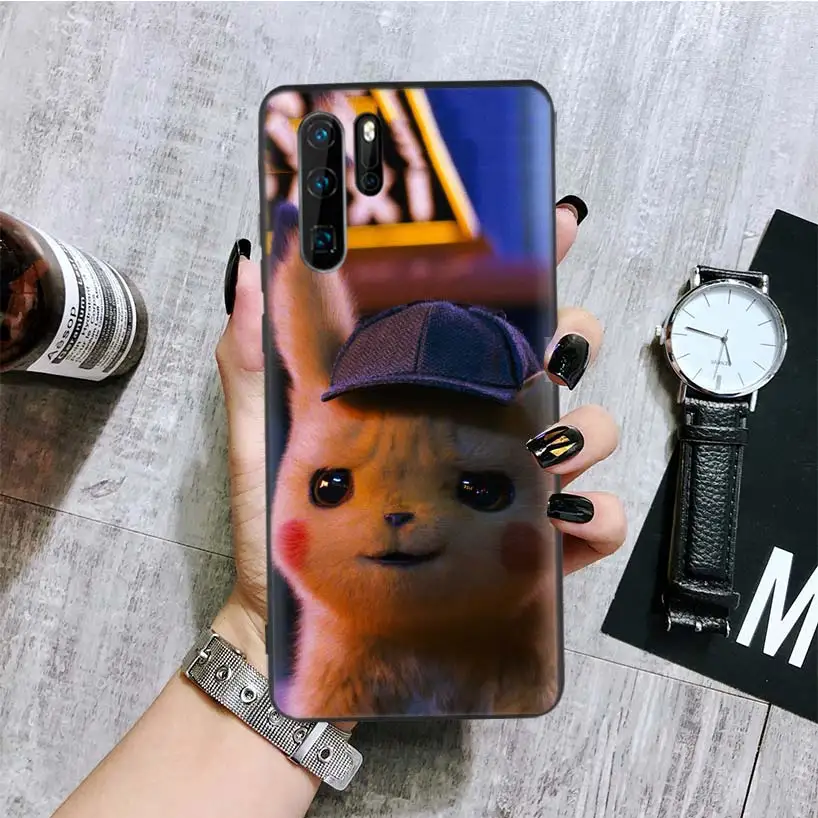 Pikachue фильм черный чехол для телефона huawei mate 30 20 10 P30 P20 P10 Pro Lite P Smart Z роскошный Coque Shell - Цвет: BA143-7