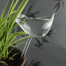HobbyLane самополивающаяся Глобус растение водяные лампы форма птицы прозрачное стекло поливочное устройство