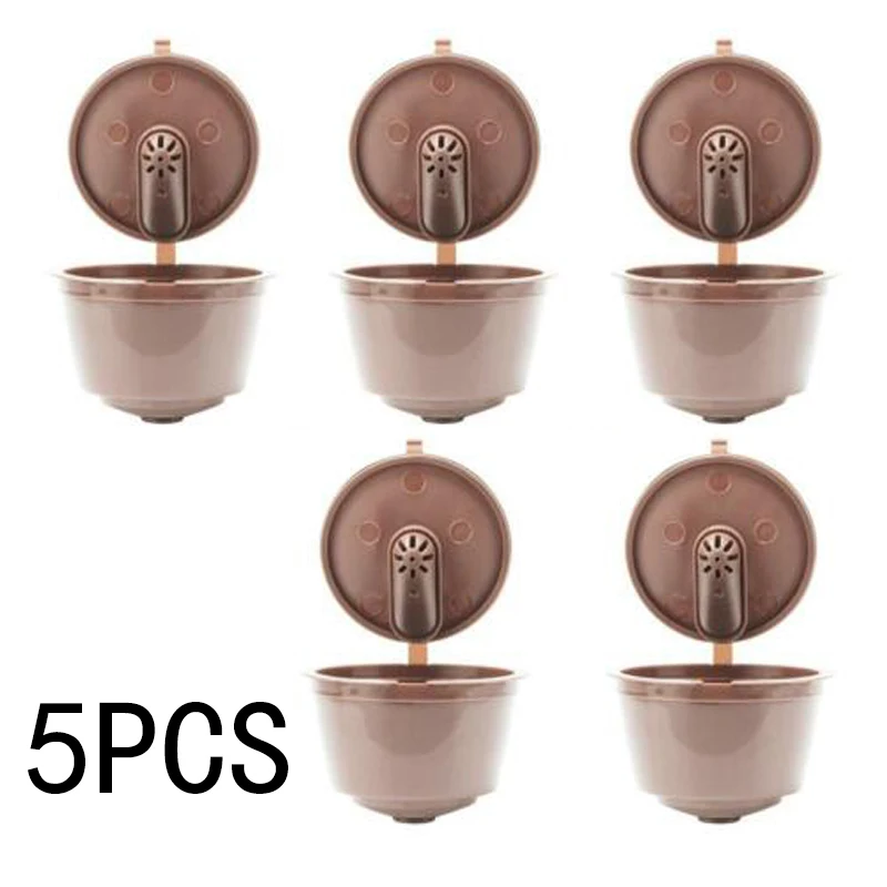 5 шт многоразовые Многоразовые капсулы с кофе для Nescafe Capsula dolcee Gusto машины